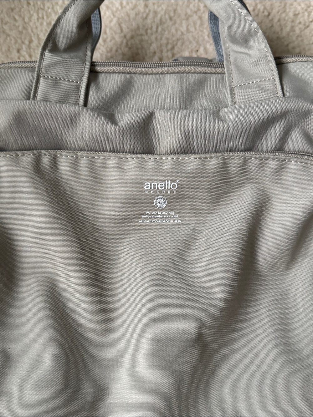 Anello Light Gray Backpack Tote - Picture 2 of 9